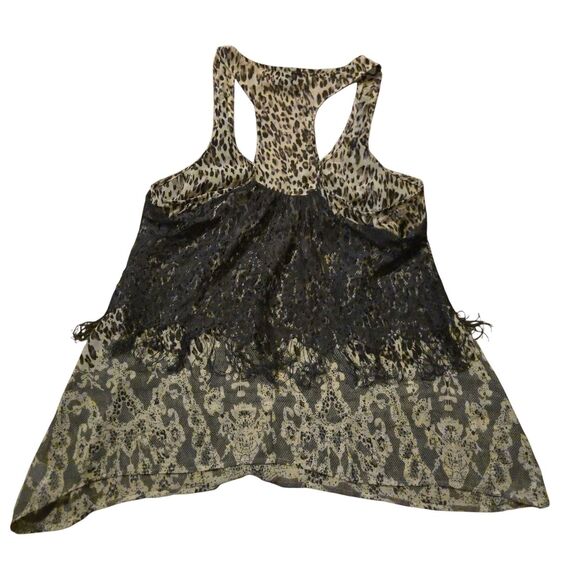 VTG Daytrip S Baby Doll Top Cheetah Animal Fairy Grunge Witchy 90's Y2K - Picture 7 of 10